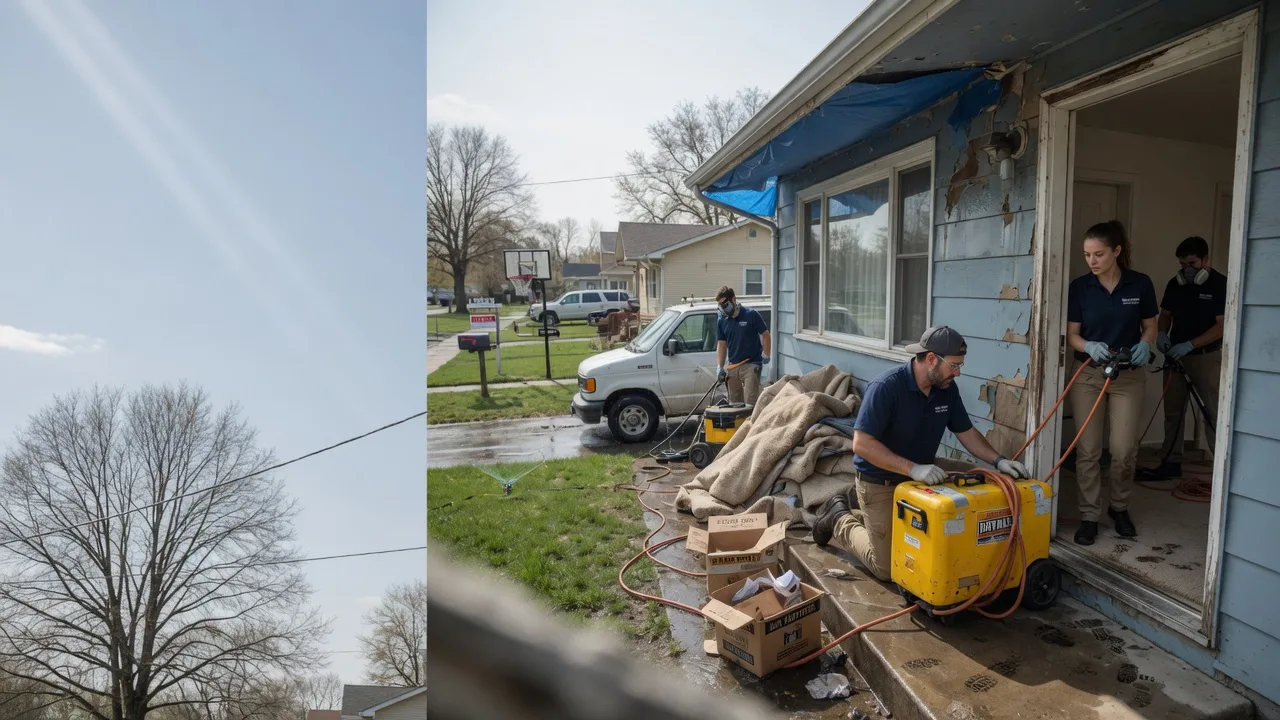 Basement Flood Cleanup in Addyston, OH near me
